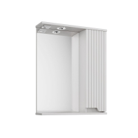 Шкаф зеркальный Вертикаль бел. 600 лев C GOTA ROCIO