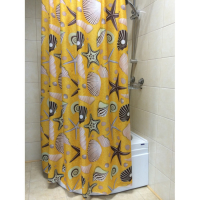 Шторка д/ванной 180*180/200см  полиэстер ZALEL 1205B