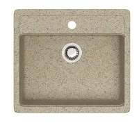 Мойка Модель 9/Q5 (песоч.) матовая 570x505x200 с сифоном GOTA ROCIO
