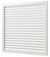 Решетка радиаторная вентиляционная 600*600 белая В6060ПР ПВХ