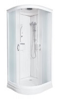 Душ.каб.900*900*2150 низ.акр.под,мат.ст. зад стенк акрил, пол, зерк,NG-116-15