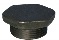 Заглушка для радиатора черн правая глухая (R)