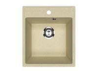 Мойка Модель GR 425-002 (слоновая кость) матовая SOFT-TOUCH 425*485*175 с сифоном GOTA ROCIO