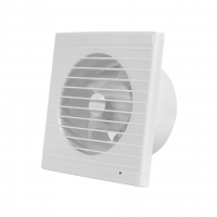 Вентилятор D125 осевой вытяжной ВИЕНТО 125С (подшипник, возможность потолочного крепления)