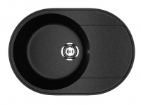 Мойка Модель GR 610-004 (черный оникс) матовая SOFT-TOUCH 610*470*175 с сифоном GOTA ROCIO