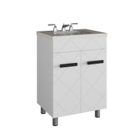 Подстолье Куба 800 (2 двери) белый под умывальник Фостер 800 GOTA ROCIO