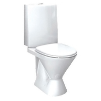 Унитаз-компакт Леда белый Люкс двойной бачок (монокороб)  (г.Ст.Оскол)