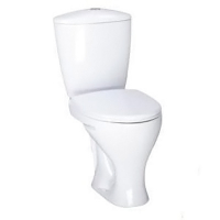 Унитаз-компакт Версия КРАП на белом,жесткое сиденье,арматура (г.Воротынск)