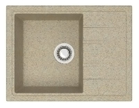 Мойка Модель 150/Q5 (песоч.) матовая 575x470x215 с сифоном GOTA ROCIO