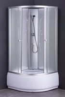 Душ.каб.900*900*2150 выс.акр.поддон,мат.ст.,руч.душ.,б/крыши NG-777-08BKN