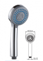 Лейка д/душа 3-реж. d83мм ABS пластик G914798 GOTA ROCIO®(14) европодвес 1/50