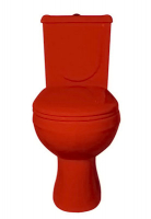 Унитаз-компакт Ирида гориз.выпуск красный Комбо (г.Ст.Оскол)