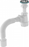 Сифон 1 1/4*40 с гофрой 40*50 Aquant S1010 1/35 (аналог C1010)