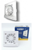 Корпус вентилятора SYSTEM+ Ø100, таймер, шарикоподшипник КВС 100СТ