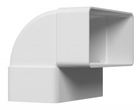 Колено плоское вертикал. на угол 90 д/прямоугольных воздуховодов 60*120 Виенто В612КВП 1/60