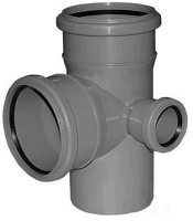 Крестовина двухплоскостная 110/110/50 угол 90 левая  (раструб от себя) для внутр.канал. ДК133 Россия