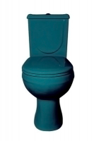 Унитаз-компакт Ирида зеленый гор.вып. Эконом (г.Ст.Оскол)