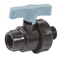 Кран шаров. для ПНД труб компрес. нар/вн. 3/4*1/2 ITAL/SPEKTR