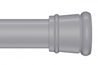 Карниз д/ванной 110-200см серый IDDIS SRC0120i14