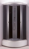 Душ.каб.900*900*2150 средний.поддон 26см,тон.ст., р.душ+кр.,смес.г/м NG-3501-14G