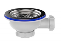 Выпуск 3 1/2 с нерж. сеткой Aquant NV250 с выходом на перелив 1/40 (аналог М250)