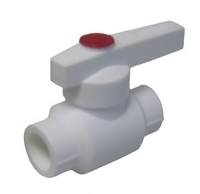 Кран шар 50 РР-R белый 1/20