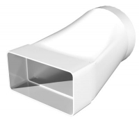 Соединитель д/прямоугольного воздуховода 55*110 эксцентриковый с круглым D100 В511СЭ10КП 1/48