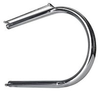 Полотенцесушитель П1 320*500 1" GR с полками (телескоп.б/кольца)