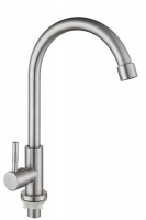 Смеситель д/кухни моно с высоким изливом креп.гайка G100311 Сталь нерж.ст GOTA ROCIO® 1/10