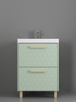 Подстолье Бэль 600 (2 ящика) нежная мята под умывальник Океан 600 GOLDEN FOX