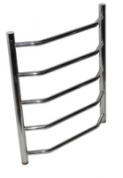 Полотенцесушитель Лесенка Трапеция (Прага) 500*600 5п GR (телескоп.б/кольца,загл.с воздух.)