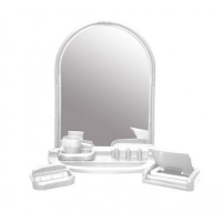 Набор д/ванной с зеркалом 6пр. "Елена МХ" 106 белый 1/6