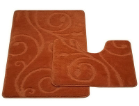 Набор ковриков д/ванной 2 предмета 60*100/50*60 Zalel Brik 