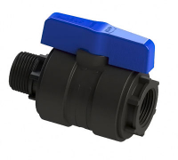 Кран шаров. для ПНД труб компрес. нар/вн. 1/2*3/4 ITAL/SPEKTR