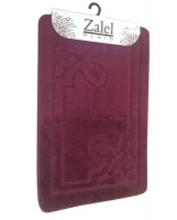 Коврик д/ванной 55*90/55*85 Zalel Bordo