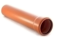 Труба для наруж.кан. 160*L-0,5м 4,9мм РосТурПласт 1/10