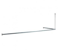 Карниз д/ванной угловой 90*90*90, 90*180 хром Iddis 050А200I14  