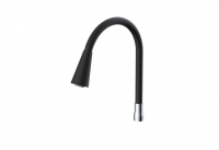 Излив д/кухни cиликоновый черный 2 реж. 52см 576 GOTA ROCIO® европодвес 1/20