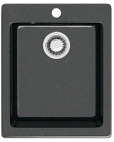 Мойка Модель 8/Q4 (черн.) матовая 500x425x195 с сифоном GOTA ROCIO