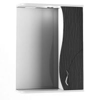 Шкаф зеркальный Динамика 500 прав белый + черный GOTA ROCIO Шкаф зеркальный Динамика 500 прав белый + черный GOTA ROCIO