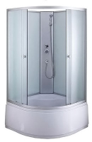 Душ.каб.900*900*2150 выс.под,мат.ст.,троп.и руч душ,полка, NG-2308-14