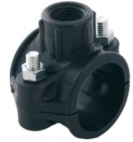 Седелка ПЭ с внут. труб. резьбой 32-3/4 2 болтаРосТурПласт