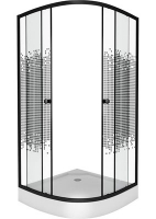 Душ.уг.900*900*1950 низ.акр.поддон,ст.мозаика NG-007-14 BLACK Душ.уг.900*900*1950 низ.акр.поддон,ст.мозаика NG-007-14 BLACK