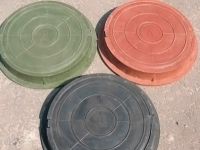 Люк канализационный полимерн. 15КН черный (758Х60 ММ)