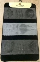 Набор ковриков д/ванной 2 предмета 60*100/50*60 HURREM Black