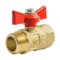 Кран шар баб. 1/2 г/ш лат Галлоп "Практик" 1/80