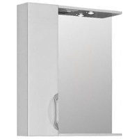 Шкаф зеркальный Джика 650 лев белый GOTA ROCIO