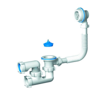Обвязка на ванну Варяг 1 1/2*40 регулируемый с переливом Ани Пласт С6250 1/35