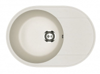 Мойка Модель GR 610-001 (бел) матовая SOFT-TOUCH 610*470*175 с сифоном GOTA ROCIO