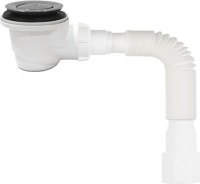 Сифон д/душ.поддона 1 1/2*50 с гофрой 1 1/2*40/50 клик-клак 65 Aquant V455 (аналог 16264) 1/40